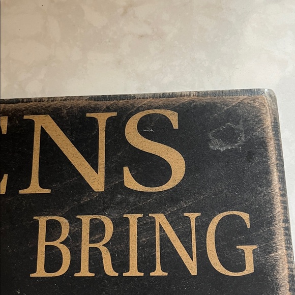 Rustic Wooden Kitchen Sign - Picture 2 of 4